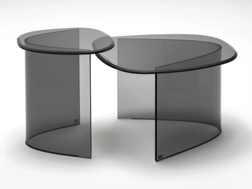 ROLF BENZ ONNO - Glass coffee table by Rolf Benz - view 2
